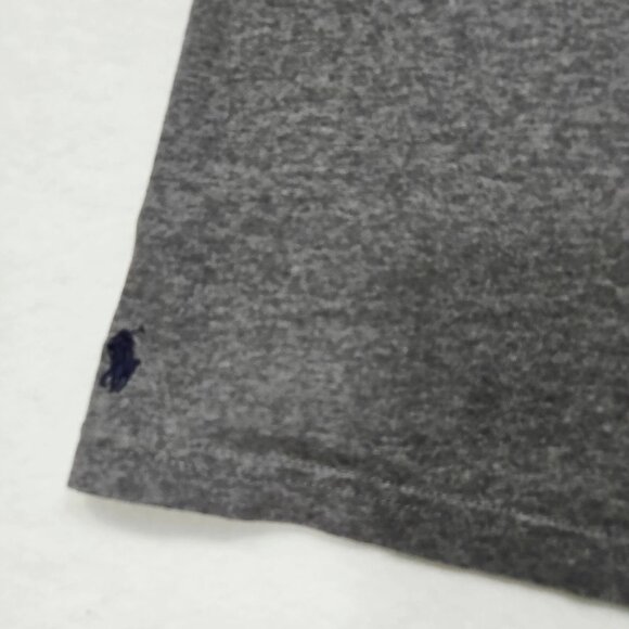 Polo‎ Ralph Lauren T-Shirt Kids Short Sleeve Heathered Gray Large (14-16) Crew - Picture 6 of 13